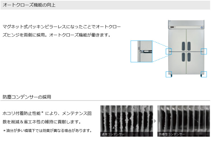 パナソニック業務用冷蔵庫商品説明